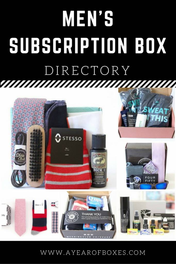 Men's Boxes A Year of Boxes